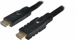 Kabel LogiLink HDMI - HDMI 25m czarny (CHA0025)