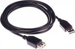 Kabel USB Libox USB-A - USB-A 1.2 m Czarny (AM-AF 1,2)
