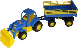  Polesie "Osiłek" traktor z przyczepą Nr2 i łyżką (44808)