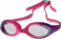  Arena Okulary pływackie Spider JR Violet/Clear/Pink (92338)