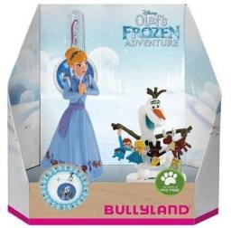 Figurka Bullyland Disney "Kraina Lodu" - Anna i Olaf + wisiorek (264073)