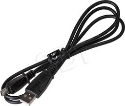 Kabel USB Akyga USB-A - miniUSB 1 m Czarny (AK-USB-22)