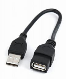 Adapter USB Gembird Czarny  (CCP-USB2-AMAF-0.15M)