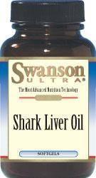  Swanson Olej z wątroby rekina 550mg 60 kapsułek