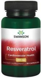  Swanson Resveratrol 250mg 30 kapsuek