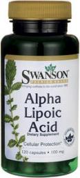  Swanson ALA 100mg (Alpha Lipoic Acid) 120 kapsułek