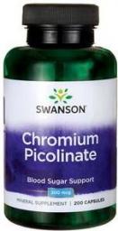 Swanson Chromium Picolinate 200 kapsułek