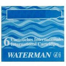  Waterman Naboje Inter do piór, niebieskie (S0110950)
