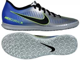  Nike Buty piłkarskie męskie MercurialX Vortex III Neymar IN niebiesko-srebrne r. 47 (921518 407)