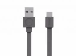 Kabel USB PowerCube USB-A - USB-C Szary (10453GY/USBCBC)