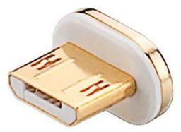  Gembird micro USB - złącze magnetyczne Sony Biały Złoty (77550)