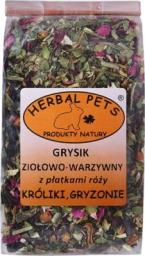 Herbal Pets Grysik ziołowo-warzywny z płatkami róży