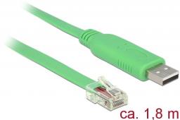 Kabel USB Delock USB-A - RJ-45 1.8 m Zielony (62960)
