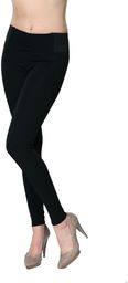 Italian fashion Legginsy damskie długie czarne r. L
