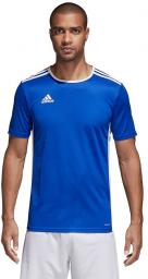  Adidas Koszulka męska Entrada 18 niebieska r. S (CF1037)