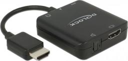 Adapter AV Delock HDMI - Toslink czarny (62784)