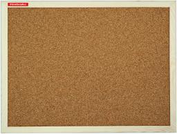 Memoboards TABLICA KORKOWA BUDGET 90X60CM W RAMIE DREWNIANEJ (TPE96/1 MB)