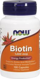 NOW Foods Biotin 100 kapsułek
