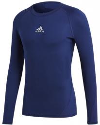  Adidas Koszulka juniorska ASK LS Tee Y niebieska r. 128 cm (CW7322)
