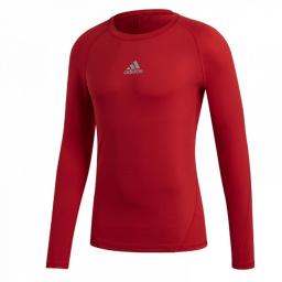  Adidas Koszulka juniorska ASK LS Tee Y czerwona r. 128 cm (CW7321)