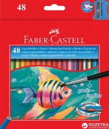  Faber-Castell Kredki Akwarelowe Z Pędzelkiem 48 Kolorów Faber-Castell (114448 FC)