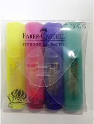  Faber-Castell Zakreślacz 1546 pastelowe 4 kolory (154610 FC)
