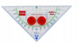 KUM Ekierka z kątomierzem 16cm (227.03.19 KUM)