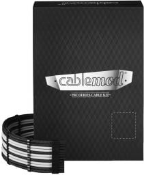 CableMod Zestaw kabli, Czarno-biały (CM-PCSR-FKIT-NKKW-R)