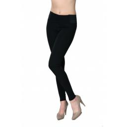 Italian fashion If legginsy damskie długie czarny r.S