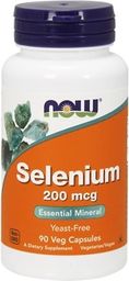  NOW Selenium 200mcg - 90 kapsułek