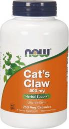  NOW Cats Claw - Koci Pazur 500 Mg - 250 kapsułek