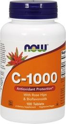  NOW C-1000 z dziką różą i bioflawonoidami 100 tabletek