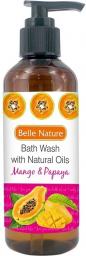Belle Nature Żel pod prysznic o zapachu mango z papają 200ml