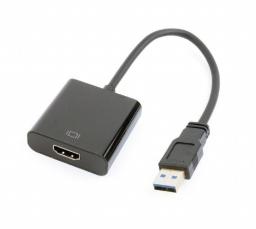 Adapter USB Gembird USB - HDMI Czarny  (A-USB3-HDMI-02)