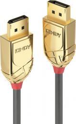Kabel Lindy DisplayPort - DisplayPort 7.5m złoty (36295)