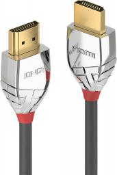 Kabel Lindy HDMI - HDMI 0.5m srebrny (37870)