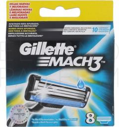  Gillette Mach3 M 8 końcówek