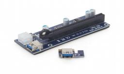  Gembird Karta Riser dla złącza PCI-Express (6-pinowe złącze zasilania) (RC-PCIEX-03)