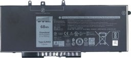 Bateria Dell 68Wh, 4 Cell, Lithium Ion (GD1JP)