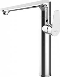 Bateria umywalkowa Invena Dokos stojąca chrom (BU-19-WB1-V)