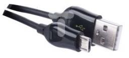 Kabel USB Emos USB-A - microUSB 1 m Czarny (SM7004B)