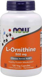  NOW Foods NOW Foods L-Ornithine 500mg 120 kaps. - NOW/408