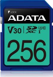 Karta ADATA Premier Pro SDXC 256 GB Class 10 UHS-I/U3 V30 (ASDX256GUI3V30S-R)