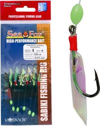 Sea Fox Przywieszka śledziowa Sea Fox, r. 4, 6 sztuk (45-ZA-S02-4)