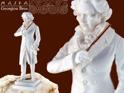 MASKA Beethoven - alabaster grecki (395-0491)
