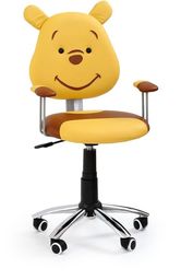 Krzesło biurowe Halmar Kubuś Żółte