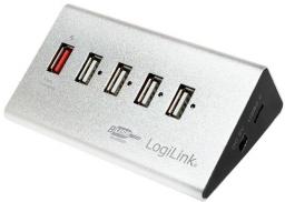 HUB USB LogiLink 5x USB-A 2.0 (UA0224)