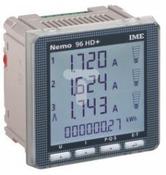 IME S.p.A. Miernik parametrów sieci NEMO 96 HD tablicowy 1-5A 500V A80-265VAC/110-300VDC (MF96001)