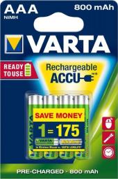  Varta Akumulator LongLife AAA / R03 800mAh 4 szt.