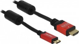 Kabel Delock HDMI Mini - HDMI 5m czerwony (84338)